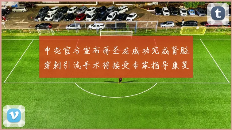 申花官方宣布蒋圣龙成功完成肾脏穿刺引流手术将接受专家指导康复治疗